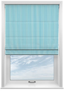 The British Stripe Co. Catherine, Notting Hill No.4 - Roman Blind